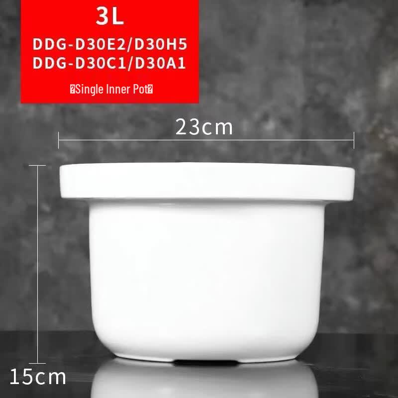 ZISIZ Electric Stew Pot Ceramic Inner Liner