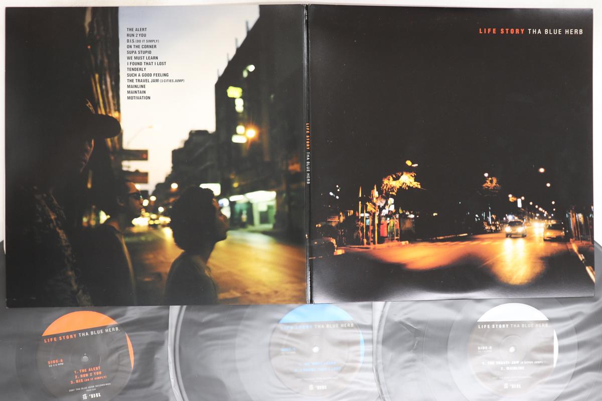 

LP Record THA BLUE HERB Life Story TBHR038 THA BLUE HERB R 2007 Japan Japanese Club Dance Used