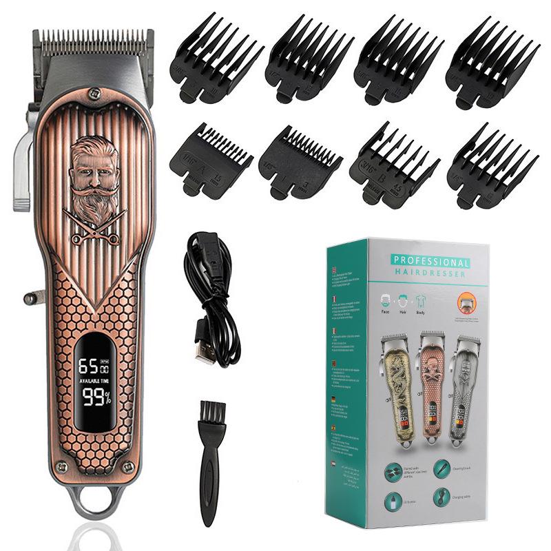 

Профессиональные электрические машинки для стрижки волос - металлические машинки для стрижки волос с маслом для парикмахеров