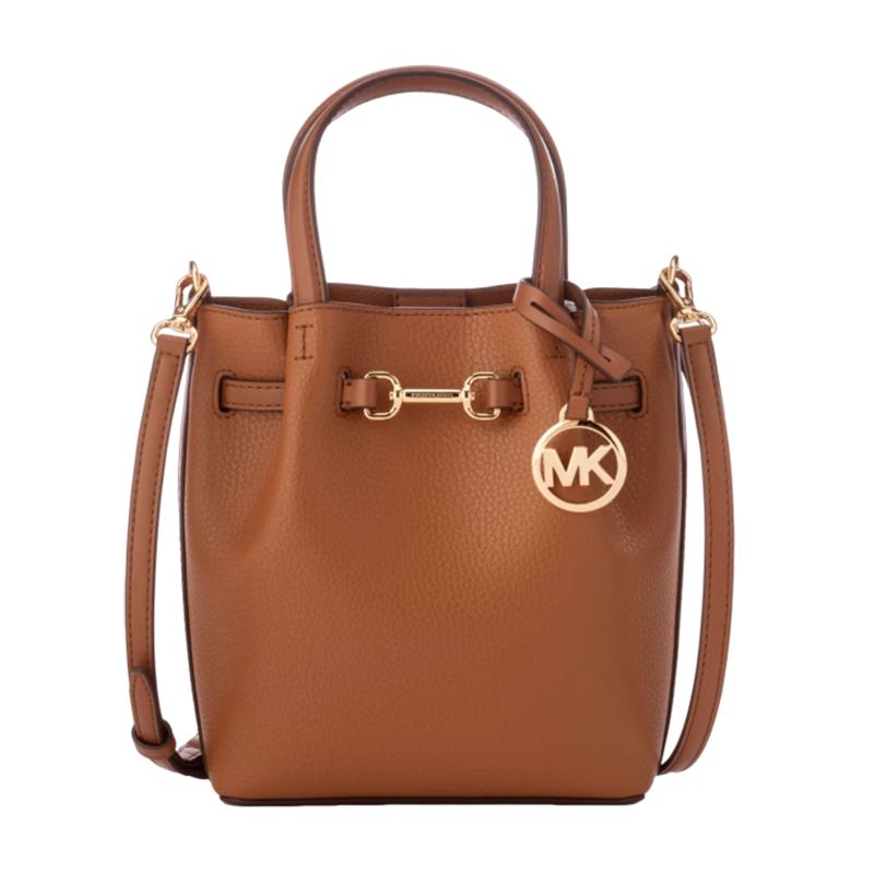 MICHAEL KORS Carson Small Horsebit Litchi Grain Crossbody Bag Small