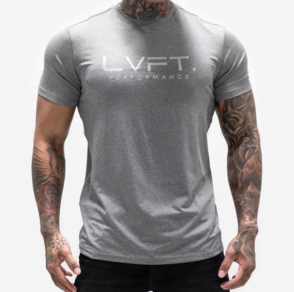 Men's Fitness Crew Neck T-shirt - Sweat-Wicking, Breathable, Short Sleeve, Tight Fit, Versatile for Casual, Training, and Running