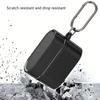 Shockproof Carbon Fiber Styles Case For WF1000XM6 Wireless Earbud Protective Cover with Magnetic Closure Carabiner