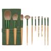 Qingluo 10-Piece Makeup Brush Set - Super Soft Brushes for Blush, Powder, and Eyeshadow