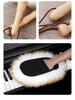 Wool Instrument Cleaning Brush - No-Shed Duster for Piano, Guitar, Guzheng, and Household Use
