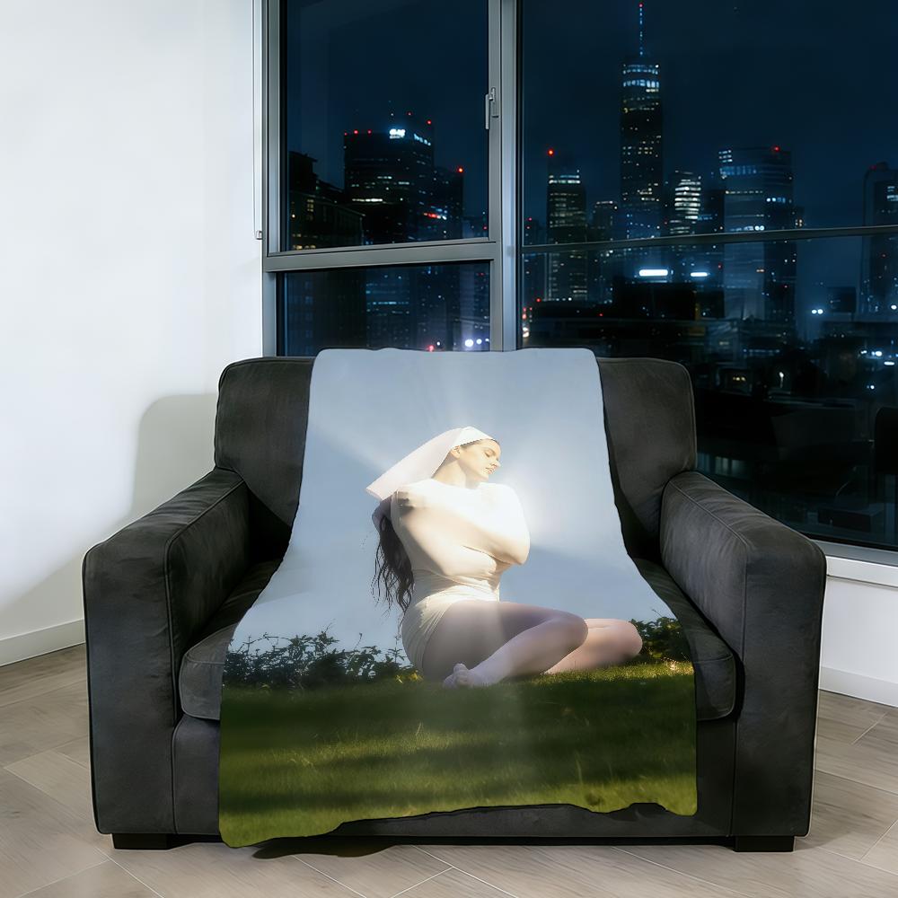 Blanket Super R-Rosalia Lux Warm Comfortable Plush Throw Singer Blanket Child Home Sofa Bedroom Gift