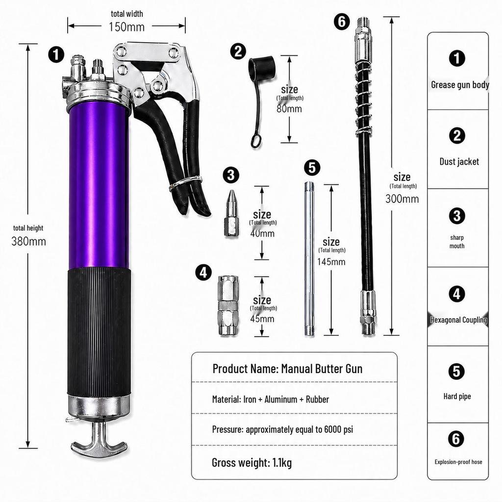 High-Pressure Pistol-Type Labor-Saving Grease Gun