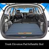 Inflatable Trunk Elevation Pad - Single Person Car Mattress Accessory for Rear Storage Area