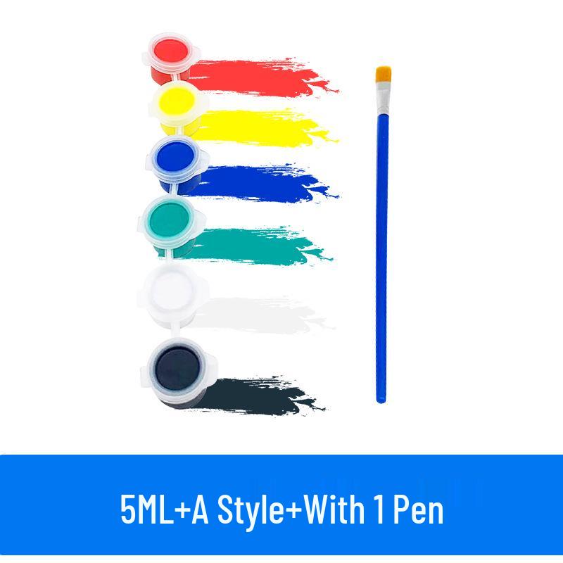 Acrylic Highlight Paint Set: 12 Colors for DIY Plaster Doll Graffiti and Children's Painting