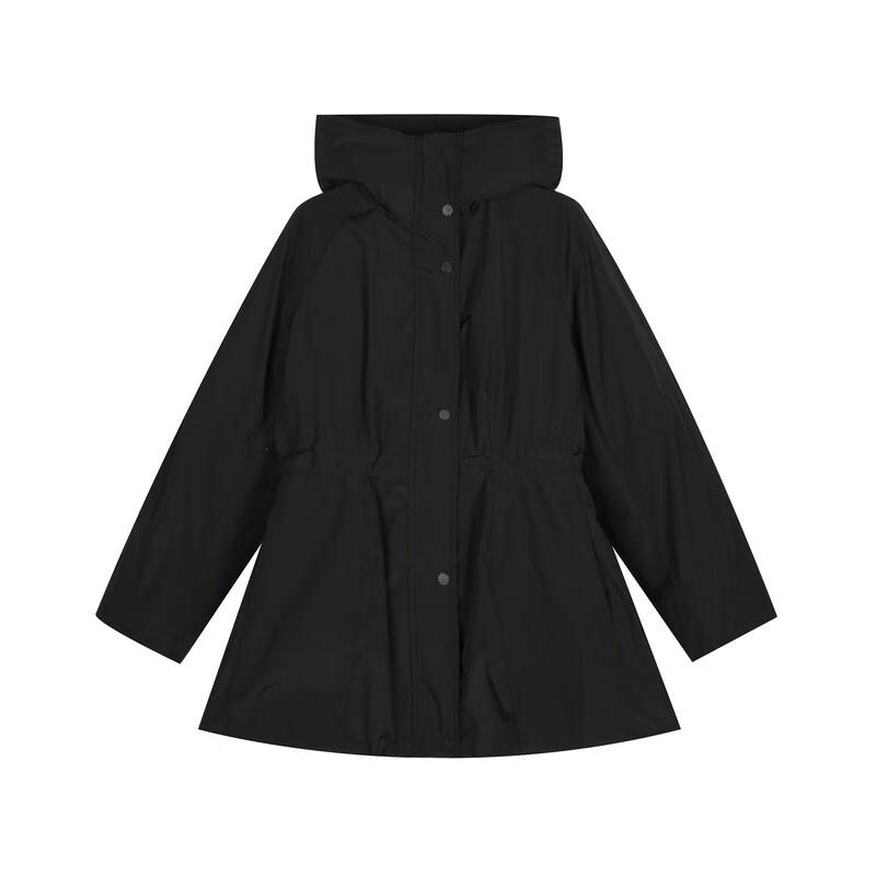 Less 2023 Winter Mid-Length Hooded Down Jacket