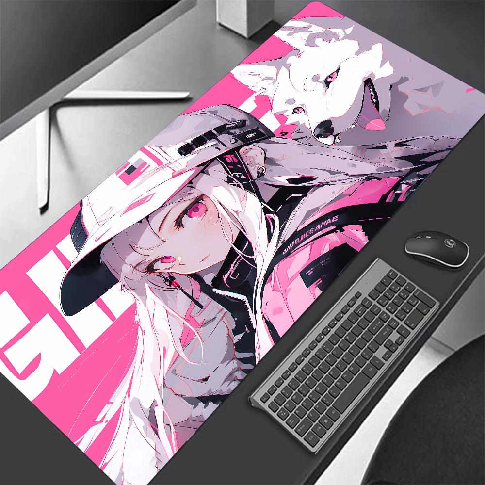 Large desk Pad Anime Boys and Girls Mouse Pad Cute HD Desk Pad Avatar Extended Gaming Keyboard Mats Large 600x1200mm Mousepad