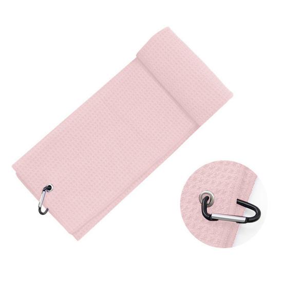 Microfiber Golf Towel with Carabiner Clip Waffle Pattern Super Soft Absorbent Golf Club