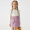 Girls' Embroidered Skirt - Solid Color Princess Summer Skirt