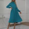 European High Neck Slimming Dress - Autumn/Winter 2025 French Fashion