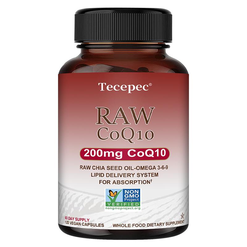 

Raw Cold-Pressed Chia Seed Oil Supplement, With Omega-3s,6s,9s, Raw CoQ10, 120 Capsules 120 Capsules