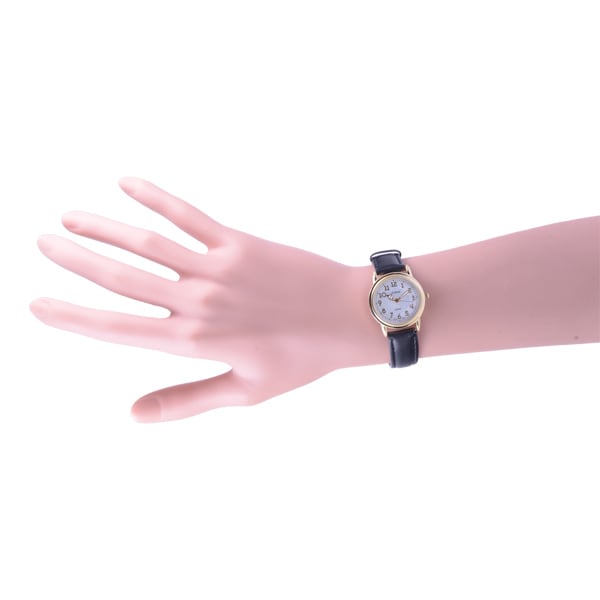 J-AXIS Women's AL1280-BK (Women's Fashion Watch Black Sun Flame) Round Watch Black Analog