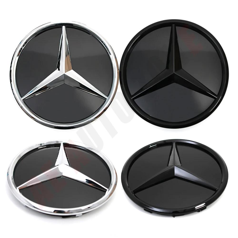 2025 Hot Car Sticker For Mercedes Benz A-Class W177 2019-2022 A180 A200 A220 Front Grill Chrome Star Emblem Badge