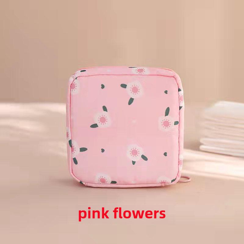 

Сумка для хранения многофункциональных гигиенических салфеток для девочек с рисунком - большая вместимость, портативная, для использования студентами