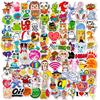 100 Small Size 4cm Funny Girl Mix and Match Stickers Computer Suitcase Ins Feng Xiaoqing