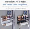 Magnetic Refrigerator Side Rack & Kitchen Paper Towel Holder with Cling Film Storage