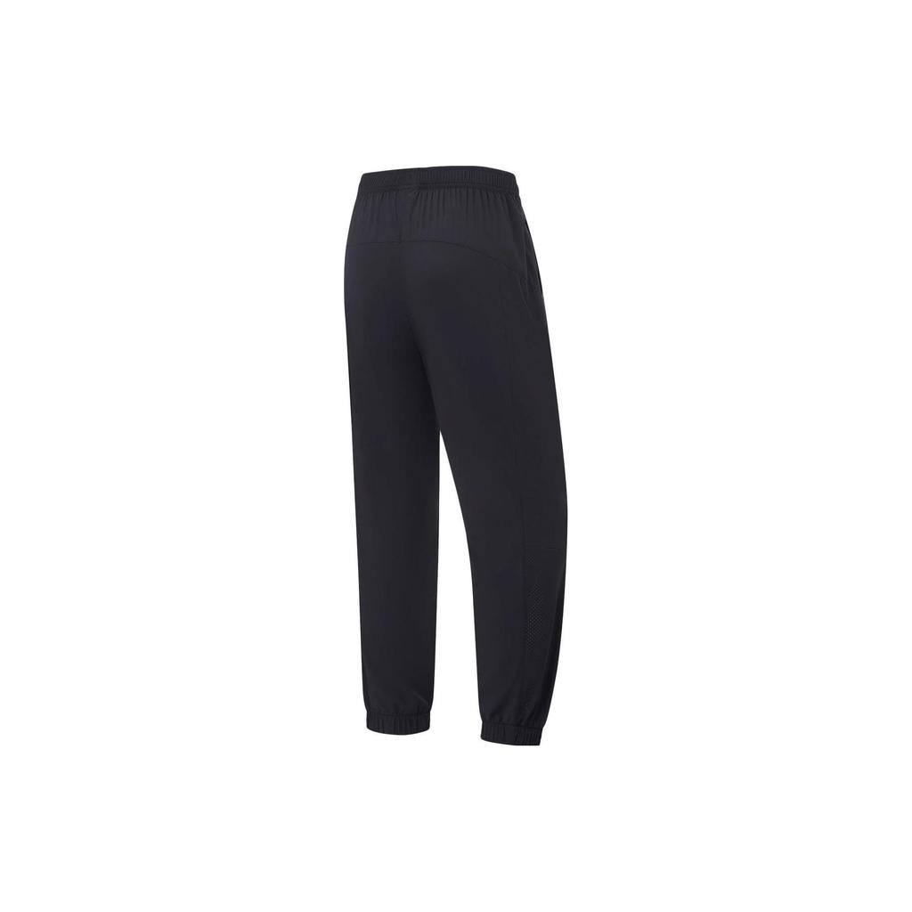 Li Ning Running Series Solid Color Reflective Quick-Dry Cool Sports Pants Women Pants Black AYKT422-1