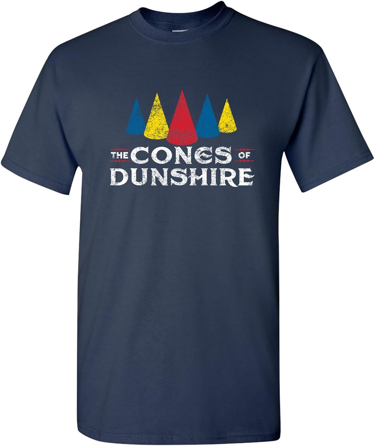 Cones of Dunshire - Funny Ben Board Game Parody T Shirt S разноцветный