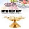 4pcs Vintage Pattern Decorative Serving Tray Tea Serving Platter  Hotel Counter Display