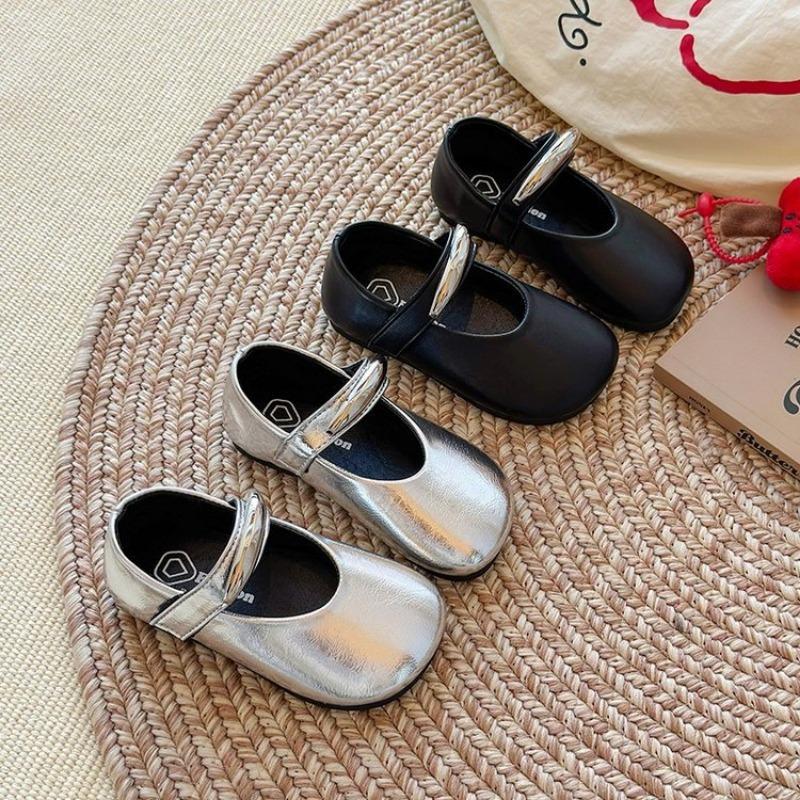Girls' Fashionable Princess Shoes Baby Girls' Korean Style Leather Shoes Lightweight Mary Jane Shoes