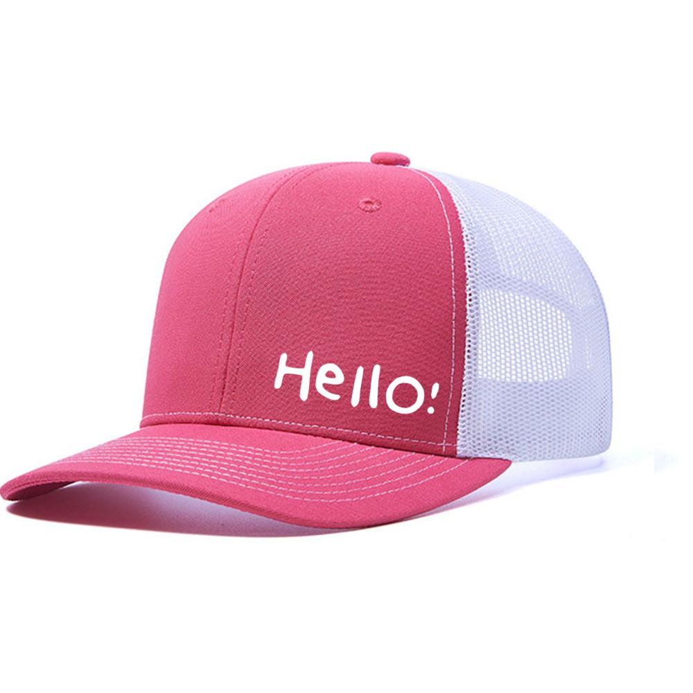 Casual Mesh Baseball Cap With Adjustable Fit For Summer Sun Protection