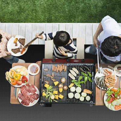 Under Grill Mat for Outdoor Charcoal Gas Grill Smoker 500℃/932℉ Heat Resistant BBQ Fireproof Mat for Patio Lawn Garden Floor