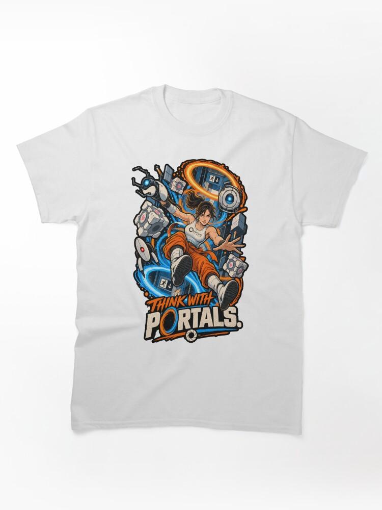 Portal Portal Think With Portals Classic T-Shirt