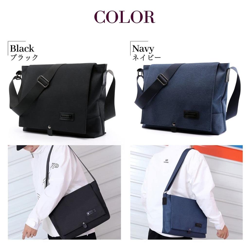 A4 Shoulder Large Crossbody Messenger Perfect for or Bag [SHARE ITEMS] Men's Bag, Capacity, Lightweight, Bag, Canvas, Commuting, School,