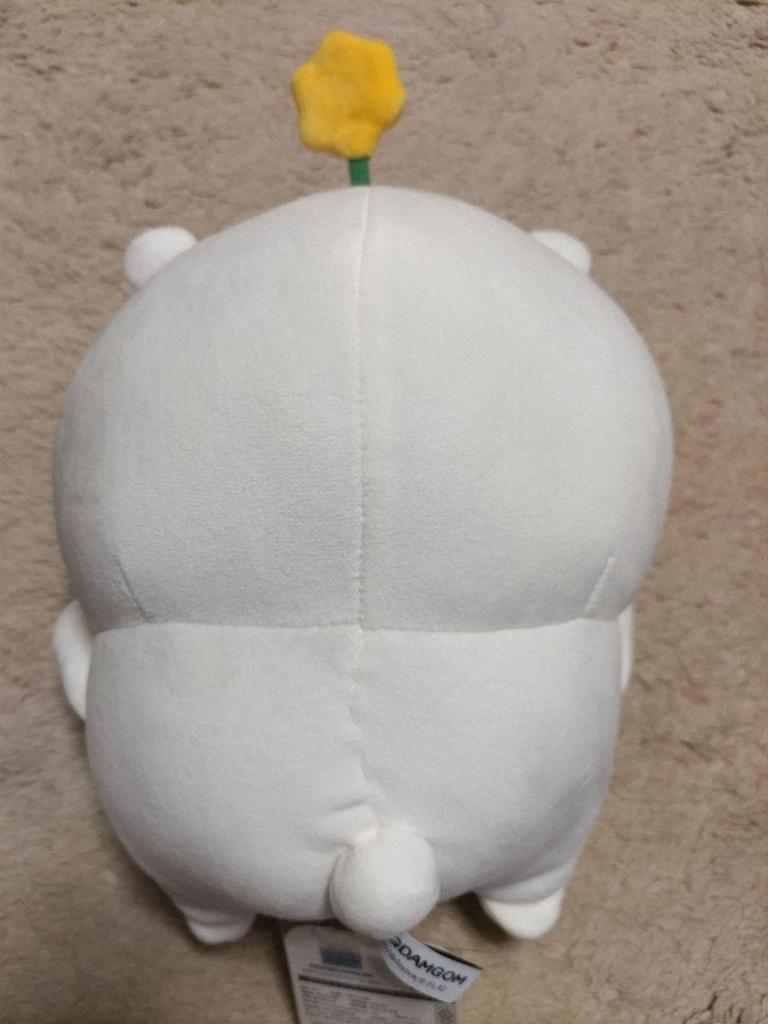 [USED] NONGDOMGOM Korean Version of Jibun Tsukkomi Kuma Plush Toy with a Flower On Its Head