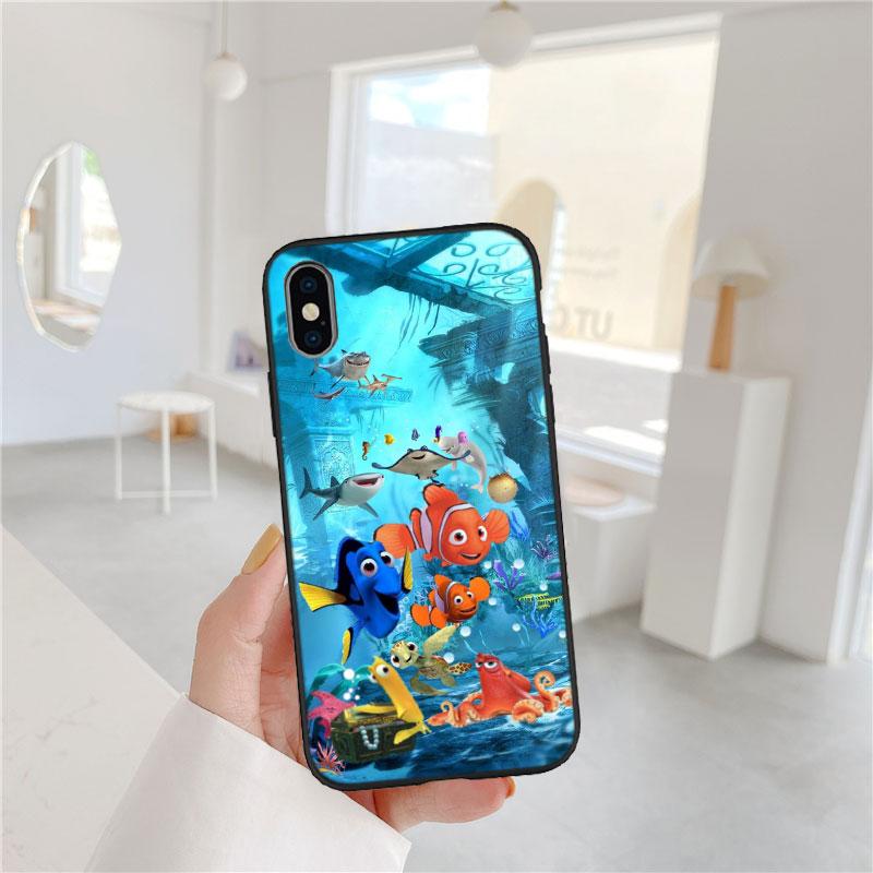 CJ52 Finding Nemo Soft Shell Phone Case for iPhone SE X XS XR 11 16E 17 Pro Max Air 8 7 6 6s Plus