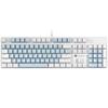 Merdia Mechanical Gaming All 104 USB Wired Keyboard with LED Backlight Switch White and Keyboard, Keyboards, (Blue - Blue)