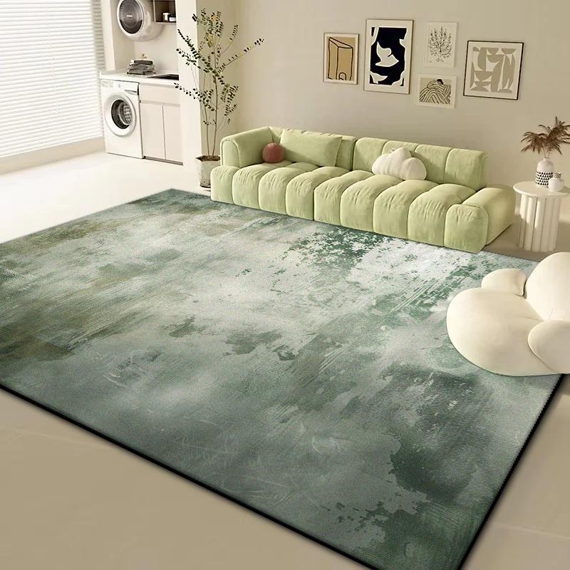 

Сучасні Зелені Великі Килими для Прикраси Вітальні Домашній Мінімалізм Килими Нековзний Килим Приліжковий для Спальні Миється Килимок для Дивана 80x120cm