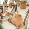 1pc Cute Car Neck Pillow Cartoon Design  Car Headrest  Cute Interior Accessories Creative Gift