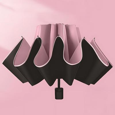 Sonnenschirm Sonnenschutz Sonnenschutz UV-Schutz Faltbar 8-Speichen Manueller Schirm Herren Groß Doppel Damen Sonnen- und Regenschirm