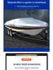 V-Shaped Outdoor Dust & Rainproof Taffeta Boat Cover - 190T Protective Sunscreen for Yachts