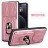 For Redmi Note 14 Pro+ Pro Plus/Redmi 14C/14R A4 A3 4G A3X Car Mounted Magnetic Rotating Ring Holder Card Slot Phone Case Shell