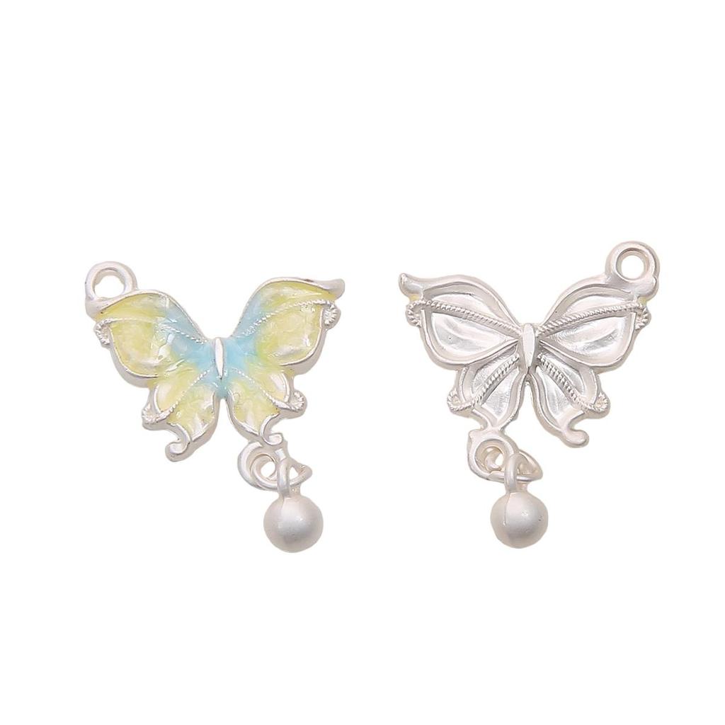 1pc/bag Alloy Matte Dripping Oil Pendant DIY Bracelet Necklace Earrings Jewelry Accessories