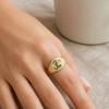 Butterfly Heart Pattern Versatile Finger Ring Titanium Steel 1 Pc