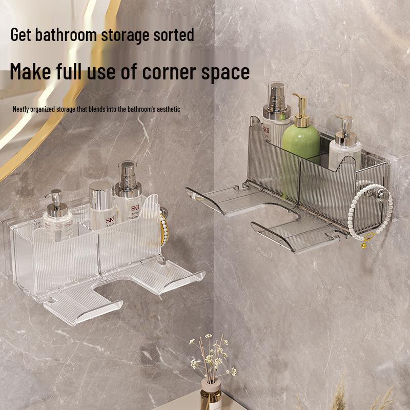 Ohne Bohren Haartrockner Aufbewahrungsregal für das Badezimmer