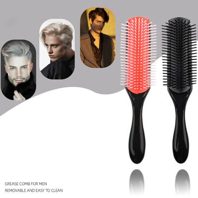 Nylon Needle 9-row Styling Brush,used for Separating and Shaping Curly Hair, Blow Drying Styling For Hair Accessories