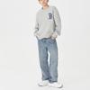 MLB Sweatshirts Unisex Gray Crew Neck Moderate Regular 3AMTL0426-43MGS