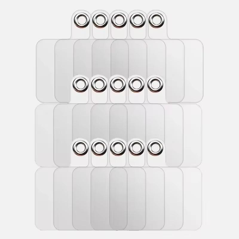 Transparent Matte Flexible Phone Lanyard Card Mobile Phone Universal Tether Tabs Hole Hanging Strap Patches Cord Clips Gasket