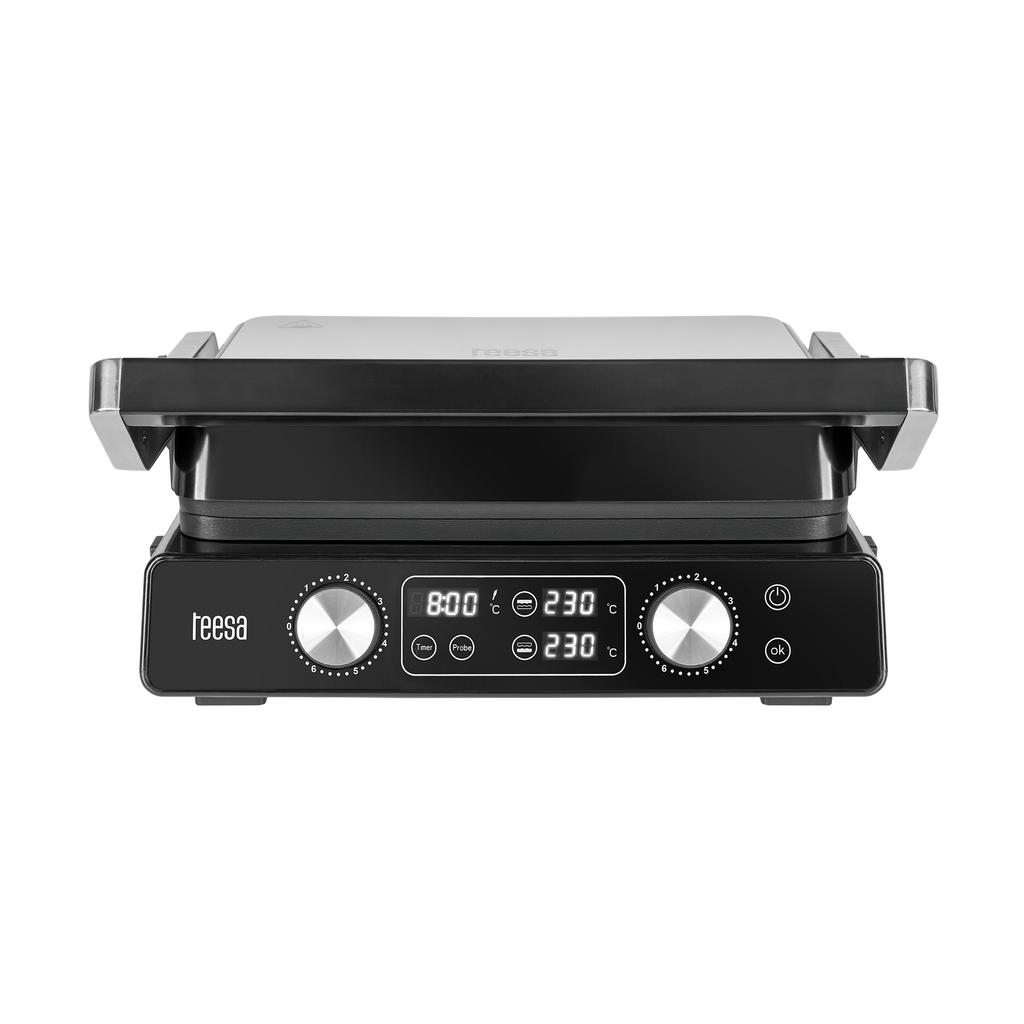 Opiekacz do kanapek panini grill toster sandwich 2000W 3 pozycje Teesa