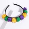 Creative Glitter Ball Hairbands Party Props Hair Hoop Headpieces Carnival Headbands  Girls