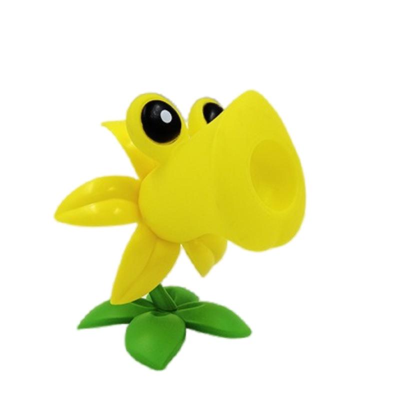 Plant Vs. Zombie Toy Olive Machine Gun With Pea Clip And Corn Shooter Accessories