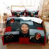 UK Drill Rap Style Duvet Cover + 2 Pillowcases, Nemzzz Printed Bedding Set Soft Material Bedroom Ornament & Holiday Gift