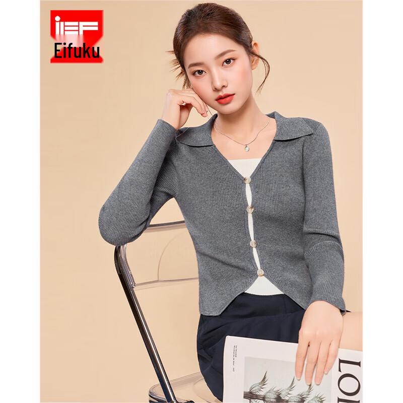 

IEF 2025 Осень Французский стиль Вязаный топ-двойка One Size